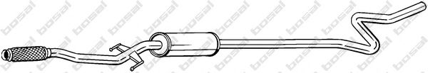 292-053 Bosal Средний глушитель выхлопных газов