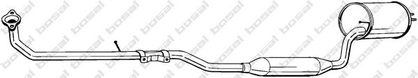 292-511 Bosal Середній глушник вихлопних газів для Daihatsu Sirion