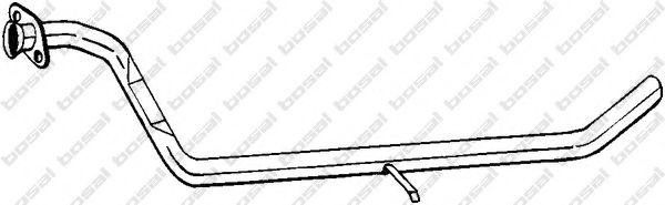 886-295 Bosal Приймальна труба для Fiat Panda