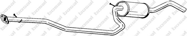 286-955 Bosal Середній глушник вихлопних газів