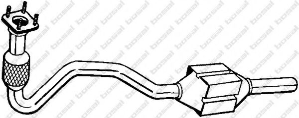 099-555 Bosal Каталізатор для Ford Transit