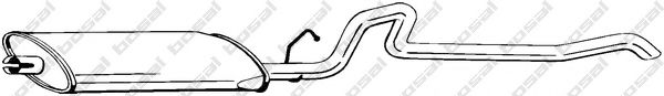 287-183 Bosal Глушитель выхлопных газов конечный для Jeep Cherokee
