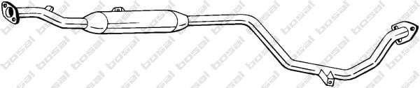 285-273 Bosal Середній глушник вихлопних газів для Mitsubishi Colt