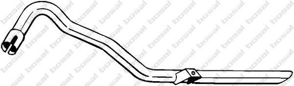 851-015 Bosal Приемная труба для Nissan Terrano