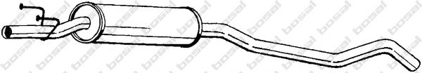 281-751 Bosal Середній глушник вихлопних газів для Opel Corsa