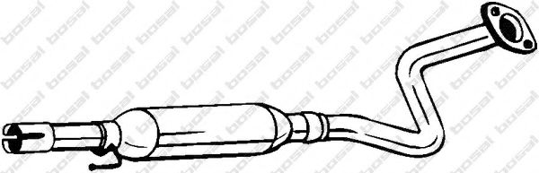 285-443 Bosal Середній глушник вихлопних газів для Toyota Avensis