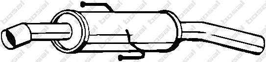 228-465 Bosal Средний глушитель выхлопных газов для Toyota Corolla