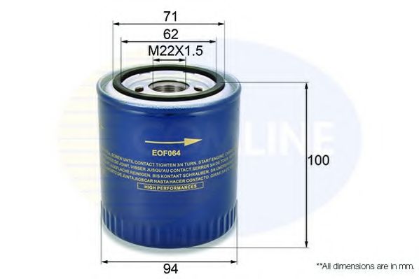 EOF064 Comline Масляный фильтр