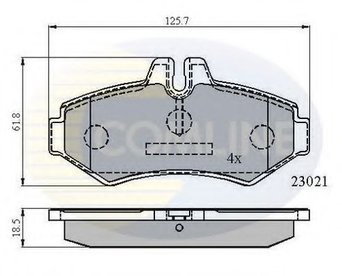 CBP0914 Comline Тормозные колодки