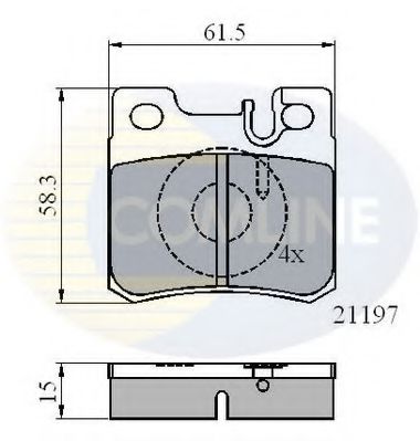 CBP0226 Comline Тормозные колодки