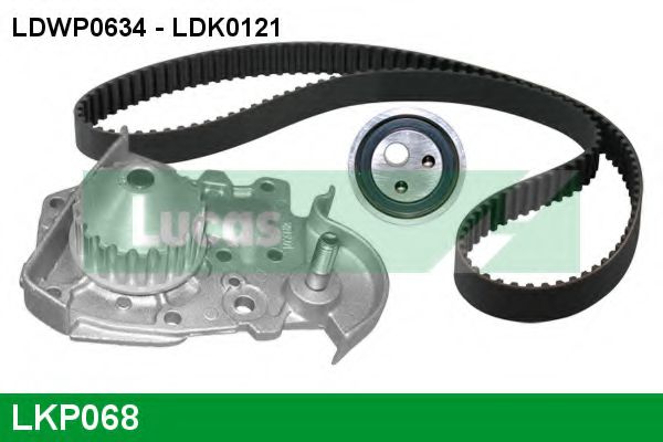 LKP068 Lucas Комплект ремня ГРМ + помпа для Renault Megane