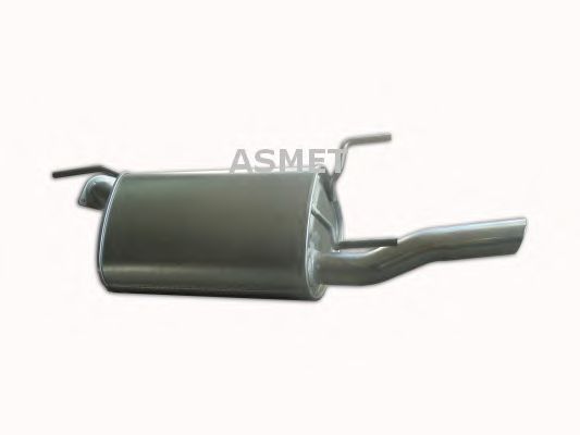 05.124 Asmet Глушитель выхлопных газов конечный для Opel Vectra