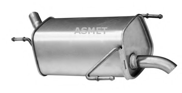 05.144 Asmet Глушник вихлопних газів кінцевий для Opel Corsa