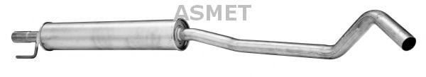 05.153 Asmet Середній глушник вихлопних газів для Opel Corsa
