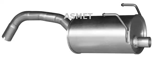 16.072 Asmet Глушник вихлопних газів кінцевий