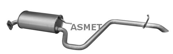 15011 Asmet Глушник вихлопних газів кінцевий для Hyundai i30