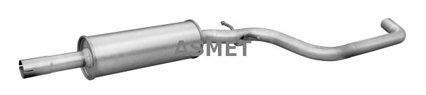 03116 Asmet Середній глушник вихлопних газів