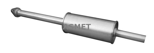 07258 Asmet Средний глушитель выхлопных газов