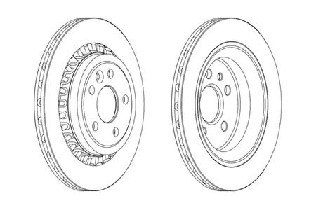 562605ch Champion Гальмівний диск для Volvo XC60