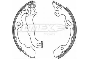 2092 Tomex Гальмівні колодки для Ford Focus