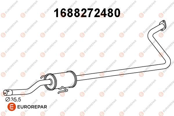 1688272480 Eurorepar Середній глушник вихлопних газів
