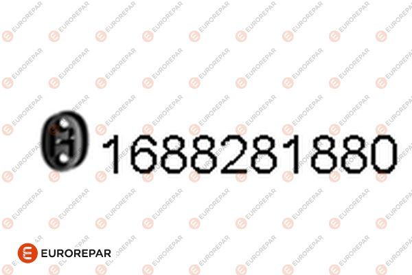 1688281880 Eurorepar Кронштейн кріплення вихлопної магістралі