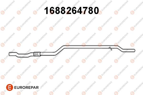 1688264780 Eurorepar Приймальна труба для Fiat Panda