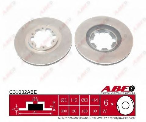 C31082ABE ABE Тормозной диск