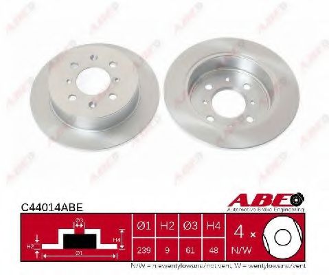 C44014ABE ABE Тормозной диск