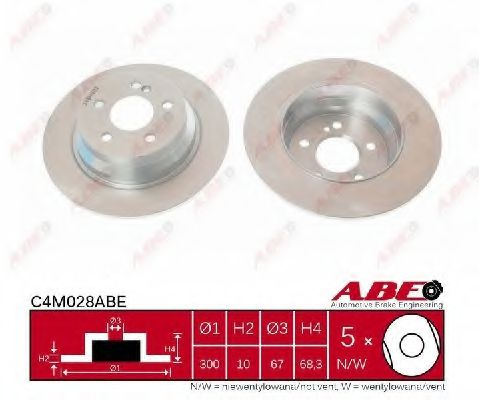 C4M028ABE ABE Гальмівний диск
