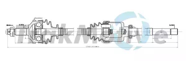 300322 TrakMotive Полуось