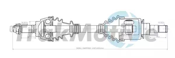 300463 TrakMotive Полуось для MINI Cooper