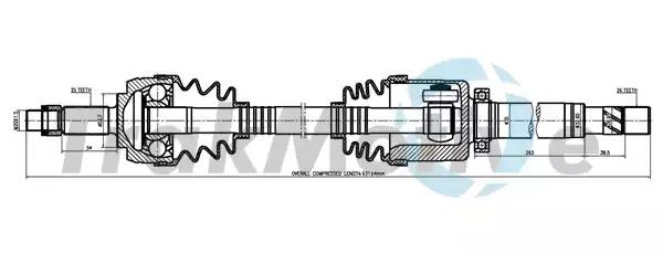 300895 TrakMotive Полуось