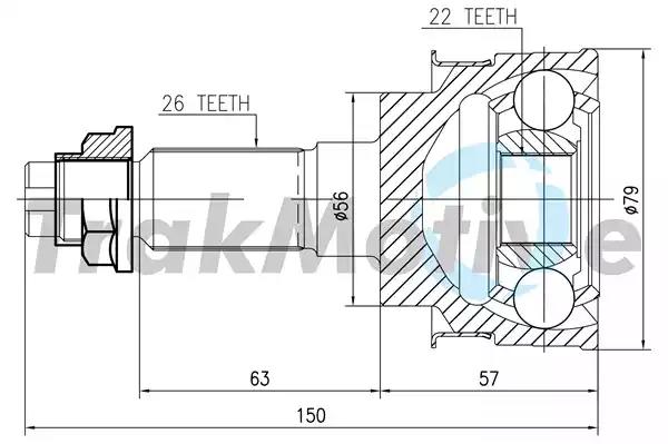 400236 TrakMotive Граната