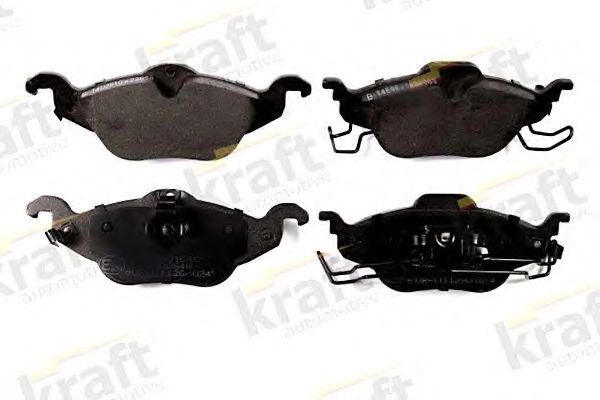 6001640 Kraft Automotive Гальмівні колодки для Opel Astra