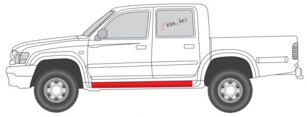 6505068124015p BLIC Порог для Toyota Hilux