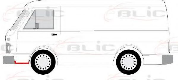 6508-05-9560241P BLIC Порог для Volkswagen LT