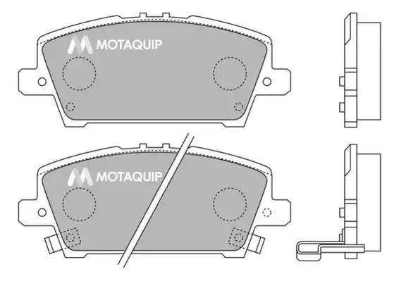 lvxl1295 Motaquip Гальмівні колодки для Honda Civic