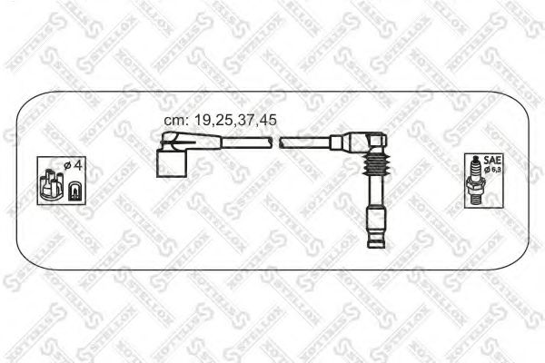 10-38164-SX Stellox Комплект проводов зажигания