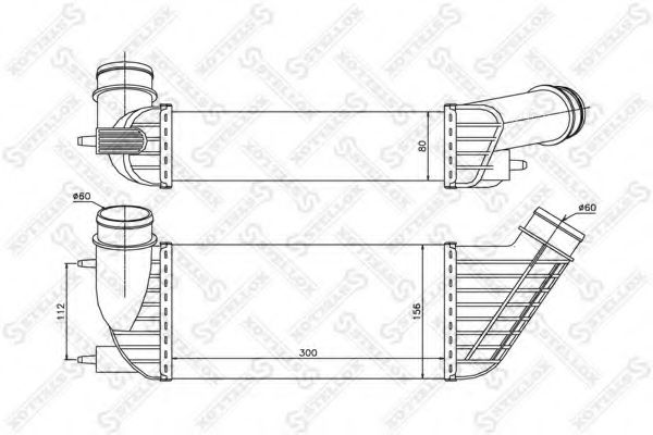 10-40176-SX Stellox Интеркулер