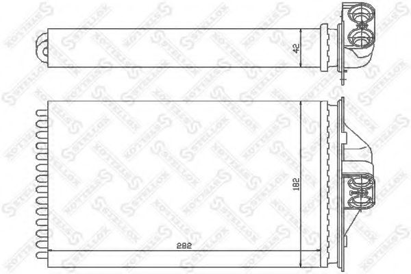 10-35089-SX Stellox Радіатор пічки