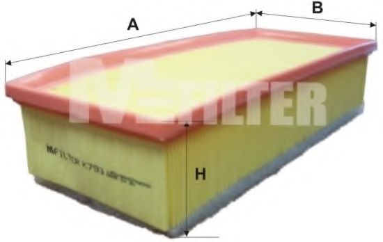 K 793 MFilter Повітряний фільтр