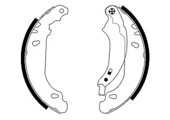 8DB 355 002-261 Hella Pagid Гальмівні колодки