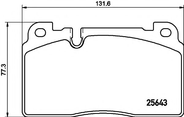 8DB 355 021-331 Hella Pagid Тормозные колодки для Audi Q5