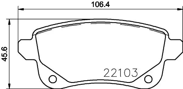 8db355023211 Hella Pagid Гальмівні колодки