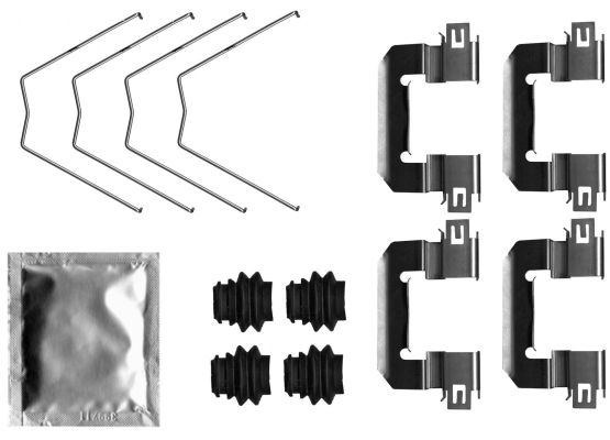 8dz355205741 Hella Pagid Компоненти дискових гальмівних колодок для Kia Ceed