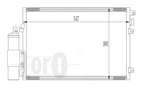 010-016-0001 Loro Радіатор кондиціонера