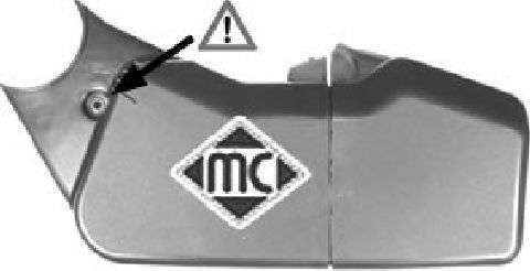 03751 Metalcaucho Кожух ременя ГРМ