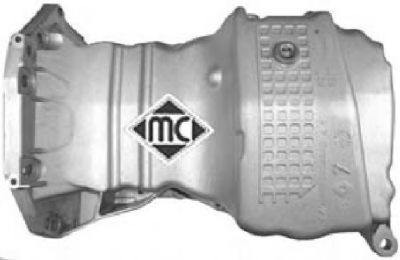 05495 Metalcaucho Масляный поддон двигателя