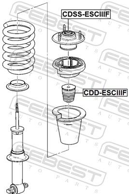 cddesciiif Febest Отбойник амортизатора